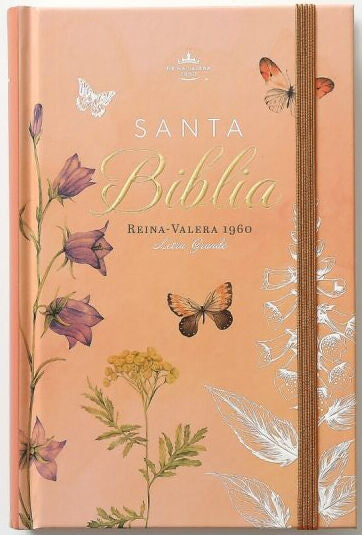 Tipo de Biblia: Reina Valera 1960  Letra: Grande 12 puntos  Color: Naranja