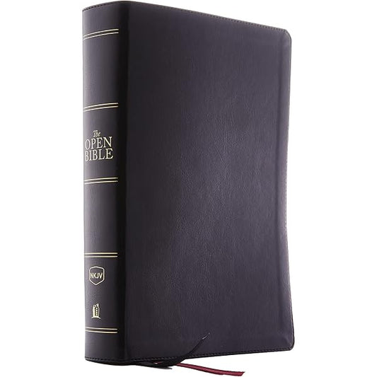 Bible Type: NIV The Open Bible New International Version  Color: Black