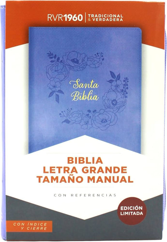 Tipo de Biblia: Reina Valera 1960  Letra: Grande  Color: Morada