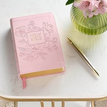 Bible Type: KJV The Holy Bible  Font: 10 point  Color: Pink