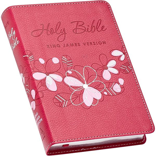 Bible Type: KJV Holy Bible  Font: 7 Point  Color: Pink