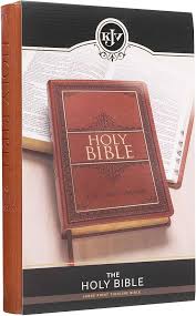Type Bible: KJV Holy Bible  Font: 10 point  Color: Brown