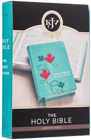 Bible Type: KJV Holy Bible  Font: 7 Point  Color: Sky Blue
